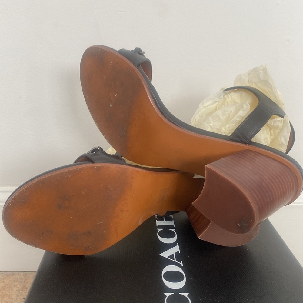 Coach Black Sandals - Picture 5 of 5